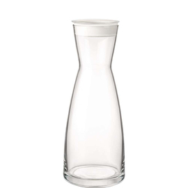 Karaffe YPSILON 1125 ml Glas mit Deckel weiß Produktbild