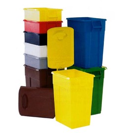 WSB 5000 Wertstoffbehälter, Polypropylen, 50 L , 305 x 445 x H 515 mm, weiß Produktbild