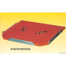STAFFA50 Befestigungsrahmen für Pizza-Transportkoffer, z.b. für Befestigung am Motorrad, inklusive Haken, für Koffer mit 54 cm Produktbild