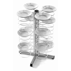 Tellergestell weiß passend für 48 Teller Geschirr-Ø 230 mm Produktbild