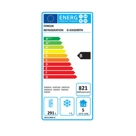 Kühltisch GN3200TN | 417 ltr | 3 Volltüren | 1 Schublade | Aufkantung Produktbild 1 L