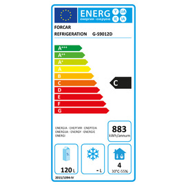 Kühl-Saladette S901-2D 230 Watt 240 ltr  | Volltür  | 2 Schubladen Produktbild 1 L