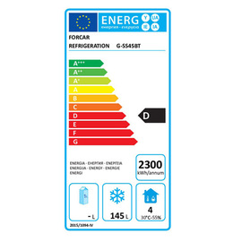 Tiefkühl-Saladette G-SS45BT | 240 ltr | 2 Volltüren Produktbild 2 L