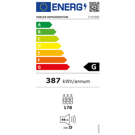 Weinklimaschrank G-VI180S | 388 ltr | +5°C bis +18°C Produktbild 1 L