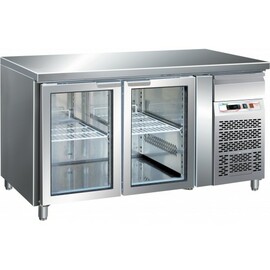 Kühltisch GN 1/1 G-GN2100TNG 340 Watt | 2 Glastüren Produktbild