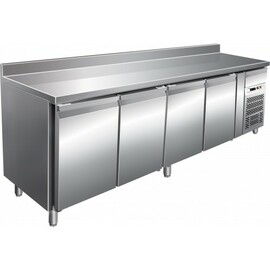 Kühltisch GN 1/1 GN4200TN 350 Watt 553 ltr | Aufkantung | 4 Volltüren | 1 Schublade Produktbild