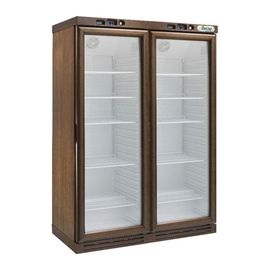 Kühl-Tiefkühl-Kombivitrine KL2794 dunkelwalnussbraun | +2°C bis +8°C | -18°C bis -22°C Produktbild