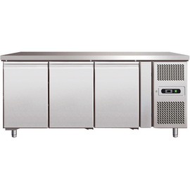Bäckereikühltisch PA 3100 TN 350 Watt 580 ltr  | 3 Volltüren  | 1 Schublade Produktbild