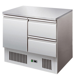 Kühl-Saladette S901-2D 230 Watt 240 ltr  | Volltür  | 2 Schubladen Produktbild