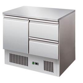 Kühl-Saladette S901-2D | 240 ltr | Volltür | 2 Schubladen Produktbild