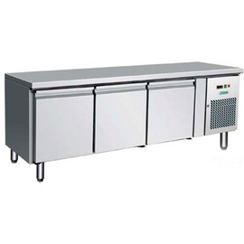 Kühltisch GN 1/1 UGN 3100 TN 350 Watt 262 ltr | 3 Volltüren Produktbild
