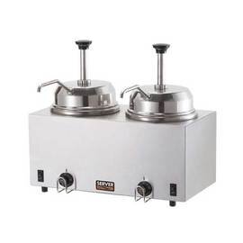 Saucenspender TWIN 2 x 2,8 ltr beheizbar 230 Volt  L 432 mm  H 389 mm Produktbild