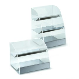 Organizer OS 151 Kunststoff Edelstahl | 2 Ablageflächen | 250 mm  x 250 mm  H 230 mm Produktbild