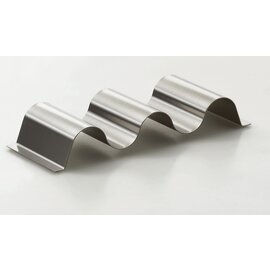 Hot-Dog-Halter 352 Edelstahl | 2 Ablageflächen | 250 mm  x 100 mm  H 40 mm Produktbild