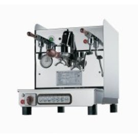 Espressomaschine 1 DELIZIOSA , Modell Sixties, 1 Brühgruppe,  Inox / Chrom & Bakelite, vollautomatisch Produktbild