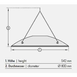 Terrassenheizer Sundowner anthrazit zur Deckenmontage 5,6 kW ohne Schalter Produktbild 1 L