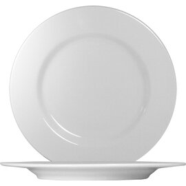 Teller flach Ø 280 mm ISCHIA WHITE Porzellan weiß rund Produktbild