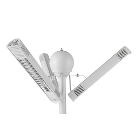 Standstrahler PERFECTCLIME® TERM TOWER PALMS weiß | 3 Strahler | Kühlungsdüsen H 2500 - 2700 mm Produktbild