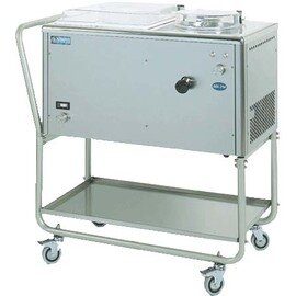 Speiseeismaschine GEL214 A mit Trolley | Luftkühlung | 1150 Watt 230 Volt Produktbild