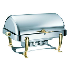 Chafing Dish Royal Gold GN 1/1 | Rolldeckel Produktbild