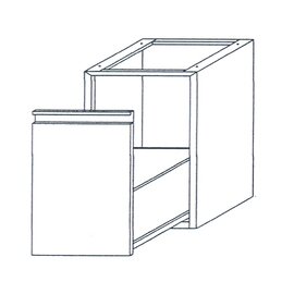 Unterbau-Schublade | 420 mm  x 590 mm  H 600 mm Produktbild