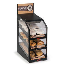 Warmhaltevitrine schwarz 345 Watt 120 Volt L 257 mm B 425 mm H 619 mm Produktbild