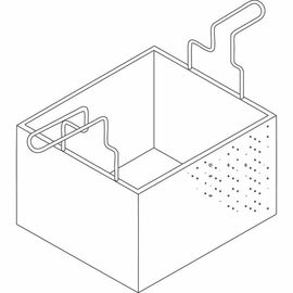 Nudelkorb GN 1/2   240x290x200mm Produktbild