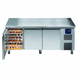 Bäckereikühltisch PREMIUMLINE BKTF 3010 M mit Maschine 390 ltr | 3 Volltüren Produktbild