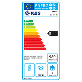 Tiefkühlschrank KBS 602 TK weiß | 600 ltr | Volltür | Türanschlag wechselbar Produktbild 1 L