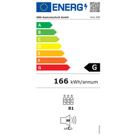 Weinkühlschrank VINO 300 einbaufähig | Temperaturzonen 1 Produktbild 1 S