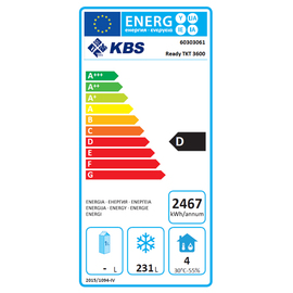 Tiefkühltisch READY TKT3600 Umluftkühlung 676 Watt 231 ltr | 3 Volltüren Produktbild 1 S