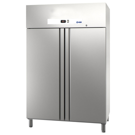 Edelstahl-Gewerbe-Kühlschrank READY KU 1407 1320 ltr | Umluftkühlung Produktbild