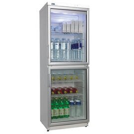 Glastürkühlschrank CD 350-2 LED weiß 350 ltr | Umluftkühlung Produktbild