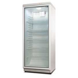 B-Ware | Glastürkühlschrank FLK 292 weiß 290 ltr | Umluftkühlung | Türanschlag rechts Produktbild