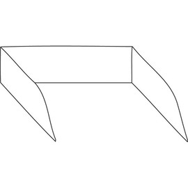 Spritzschutz f&uuml;r Grillplatten mit 80 cm Breite Produktbild
