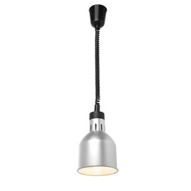 W&auml;rmelampe 250 Watt Aluminium silberfarben &Oslash; 175 mm H 250 mm Produktbild