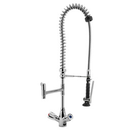 Geschirrwaschbrause PREMIUM SHRINK Einloch Zweigriffmischer | 3/8" H 600 mm Produktbild