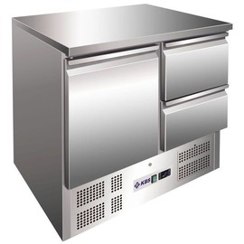 K&uuml;hltisch KTM 202 | 256 ltr | Umluftk&uuml;hlung | Vollt&uuml;r | 2 Schubladen Produktbild