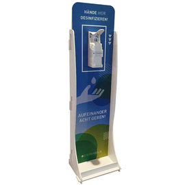 Desinfektionsmittelständer ECO mit Armhebel passend für 1 ltr Pumpflasche mit Spender Produktbild