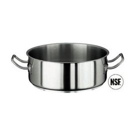 Bratentopf  KG SERIE 2000 24,6 ltr Edelstahl  Ø 450 mm  H 155 mm  | Edelstahlgriffe Produktbild