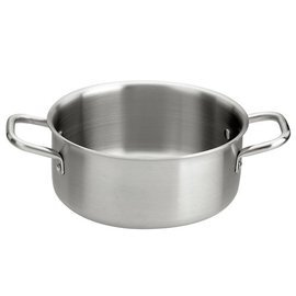 Bratentopf  KG SERIE 2500 4,7 ltr Edelstahl  Ø 240 mm  H 105 mm  | Edelstahlgriffe Produktbild