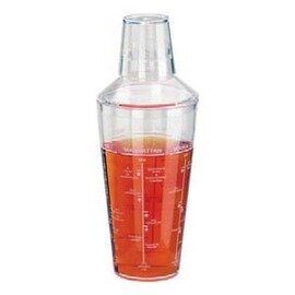 Shaker transparent 3-teilig mit Skala | Nutzvolumen 660 ml Produktbild