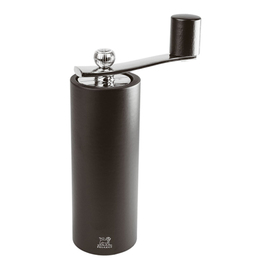 Salzmühle Isen schwarz Edelstahl Holz | Mahlgrad einstellbar H 180 mm Produktbild