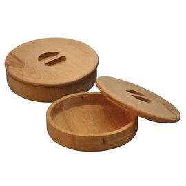 Tortillia-Schale Holz mit Deckel  Ø 190 mm Produktbild