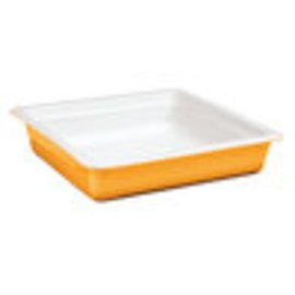 Restposten | GN-Behälter GN 2/3  x 65 mm Porzellan orange induktionsgeeignet Produktbild