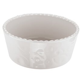 Ramekin Porzellan weiß Ø 150 mm  H 50 mm | gerippt Produktbild