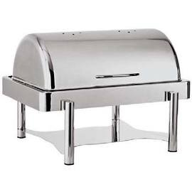 Chafing Dish GN 1/1 Rectangular ASIA 2000 rolltop deckel 10 ltr  L 670 mm  H 440 mm Produktbild