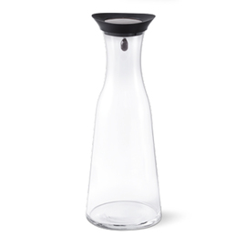 Wasserkaraffe BUFFET SQUARE Glas mit Deckel grau 1000 ml Produktbild