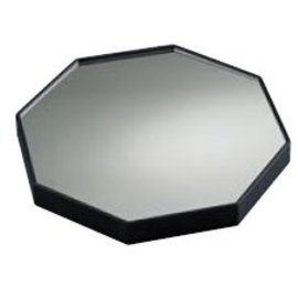 Spiegelplatte schwarz achteckig 325 mm  x 325 mm  H 35 mm Produktbild