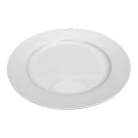 6x Teller Servierteller Flachteller Porzellan Weiß Gastronomiebedarf Ø30,5 cm 